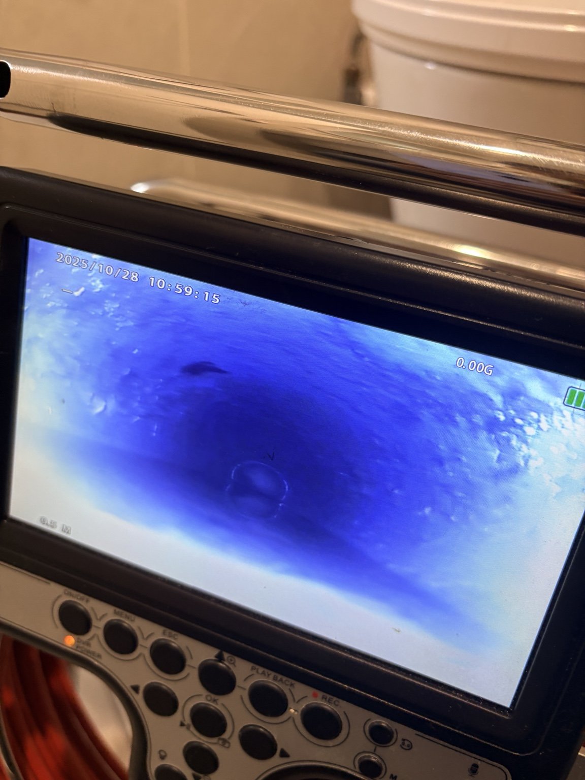 배관 내부 내시경 확인